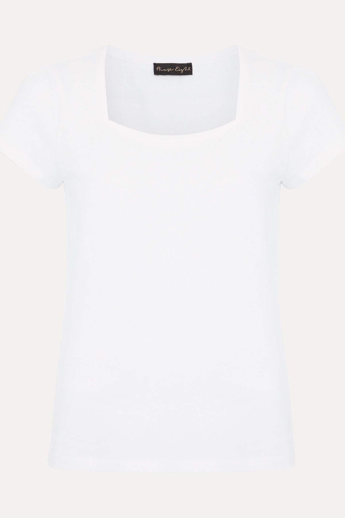 Phase Eight Bella Short Sleeve Square Neck Top