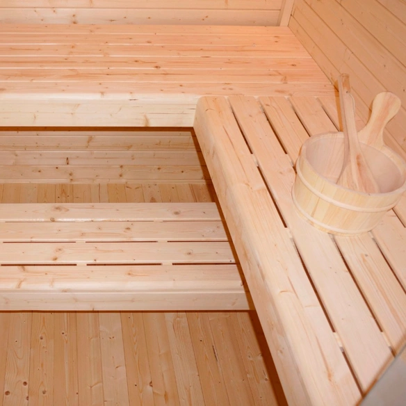 Saunahaus »Talo«, BxHxT: 400 x 220 x 217 cm, 8 kW Saunaofen