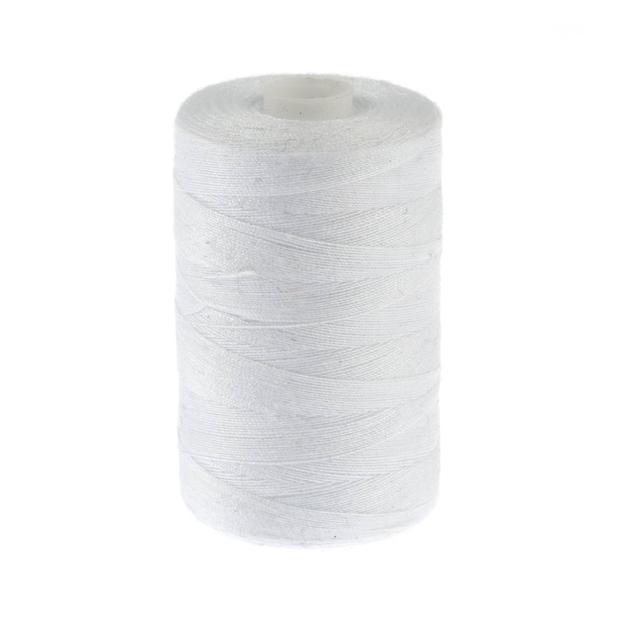 Valuecrafts White Polyester Thread 800m