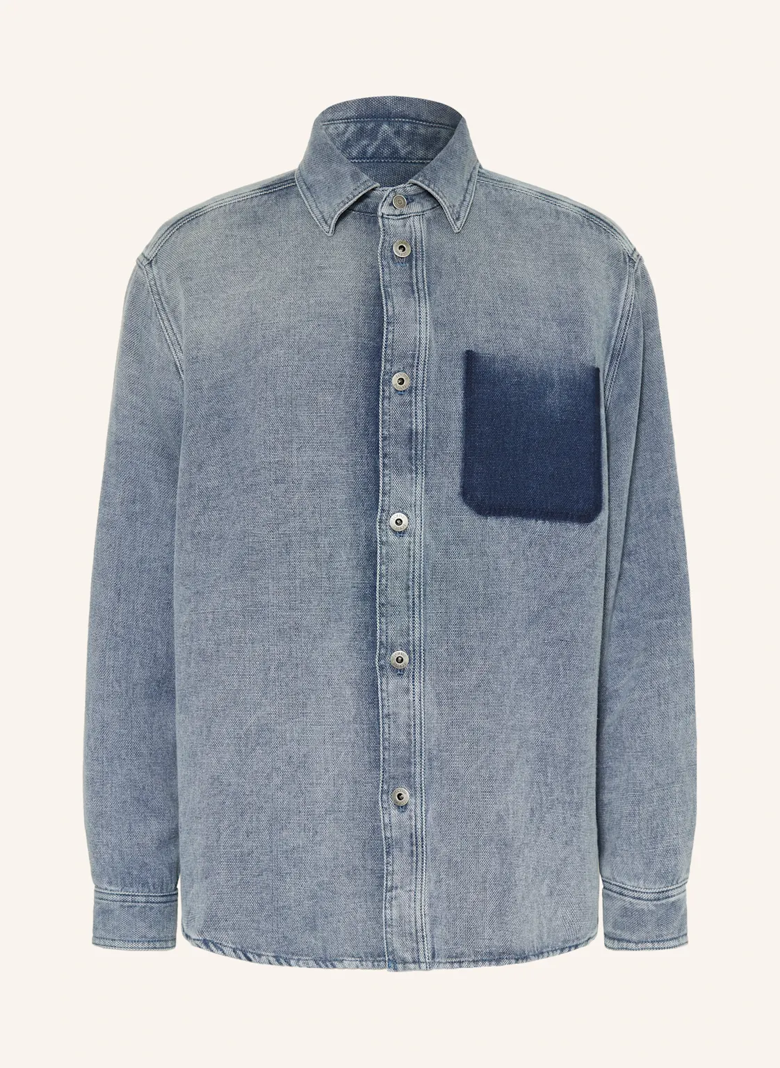 LOEWE Hemd Comfort Fit in Jeansoptik