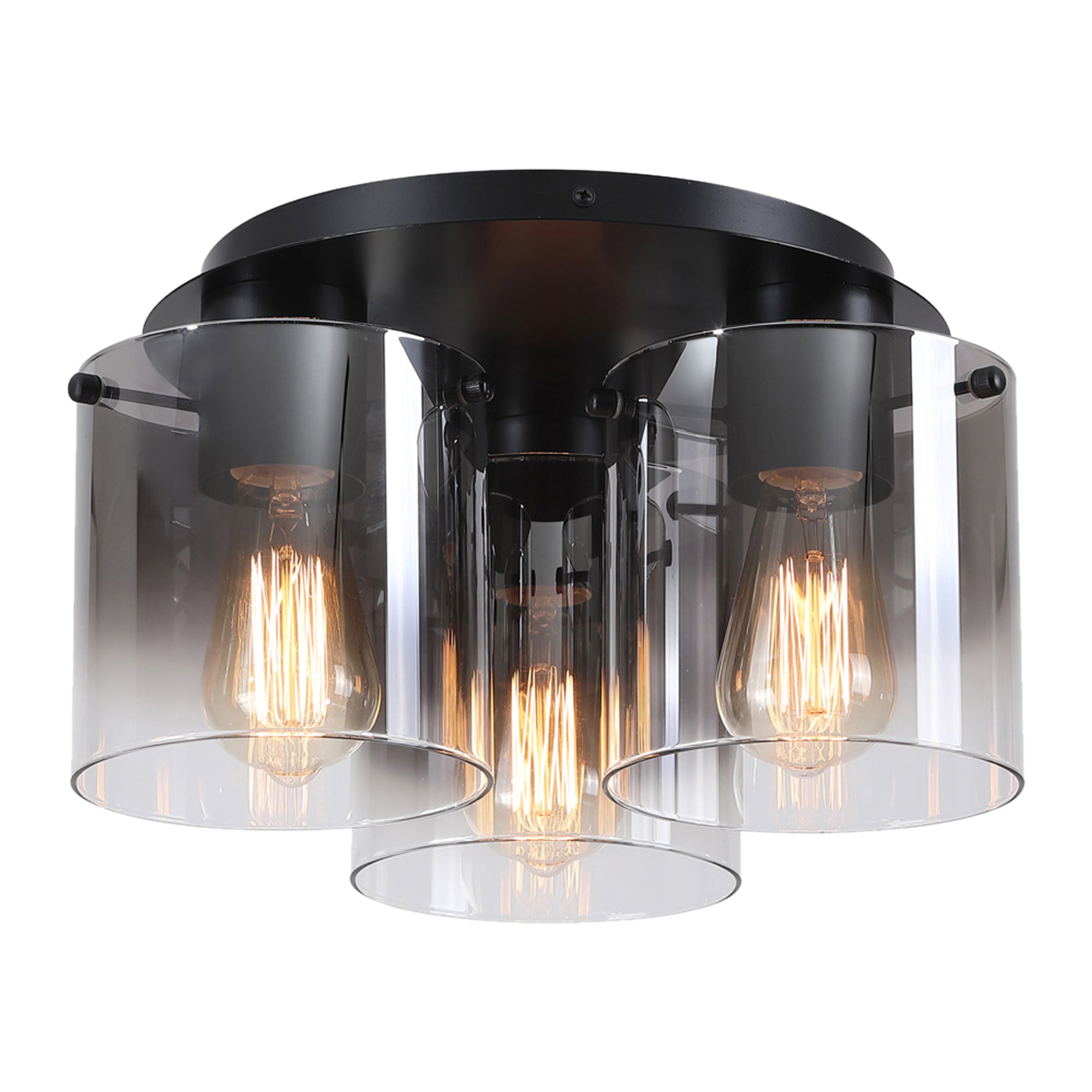 Searchlight Sweden Plafondlamp - Zwart