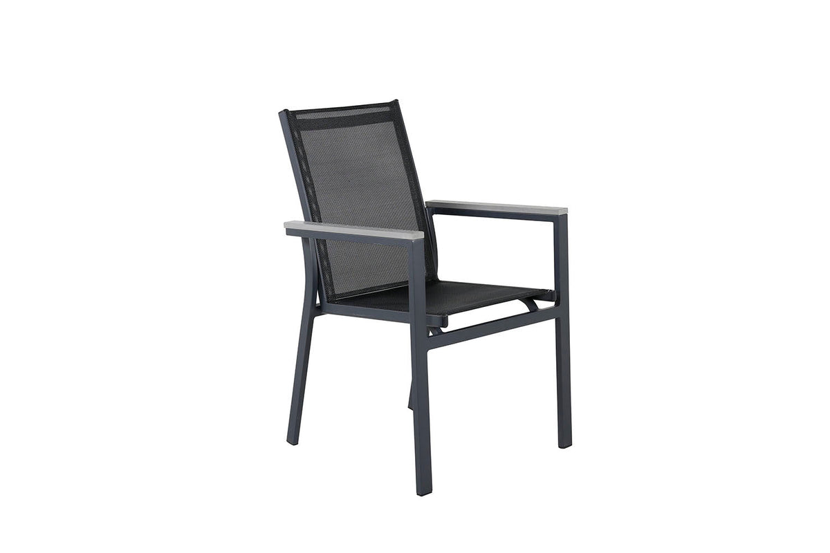 Rebellenclub Tuinstoel Quell - Set van 2 - Zwart