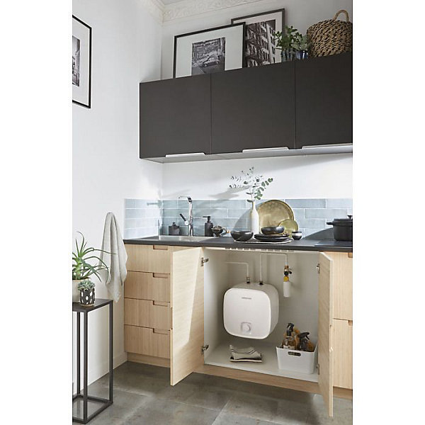 Chauffe-eau électrique d'appoint ODEO sous évier - Atlantic - 15L - Classe ECS B