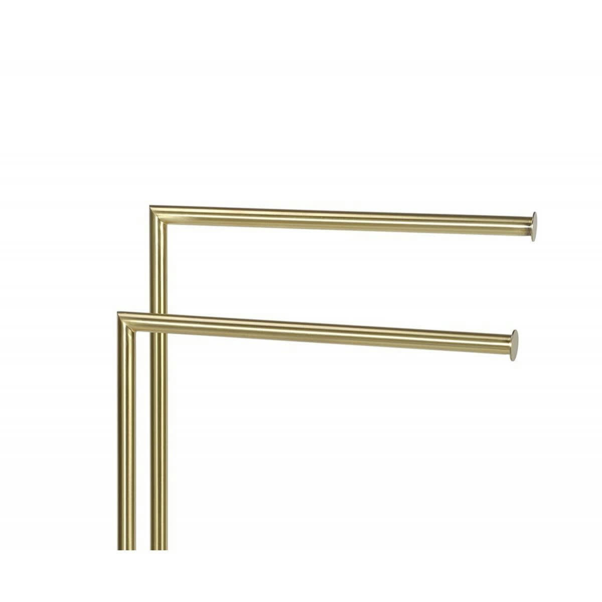 - Porte-serviettes à poser en métal doré H83cm