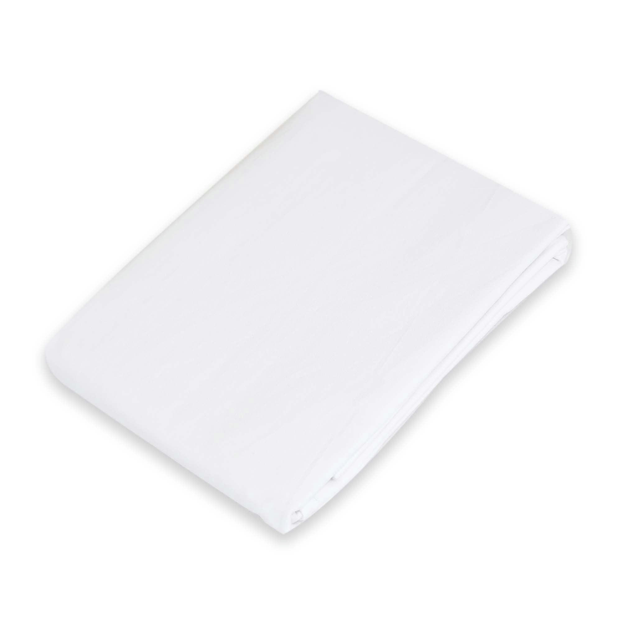 - Drap plat lit bébé bébé 120X180 cm Blanc