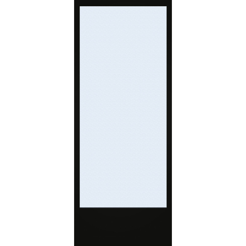 Porte vitrée Steel Look noir mat verre mat 73 x 201,5 cm THYS