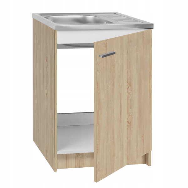 Szafka Kuchenna Dąb Sonoma 60x50 pod Zlewozmywak