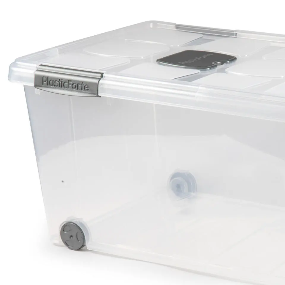 Plasticforte Opslagbak met deksel - 1x - 61L - 73 x 41 x 32 cm