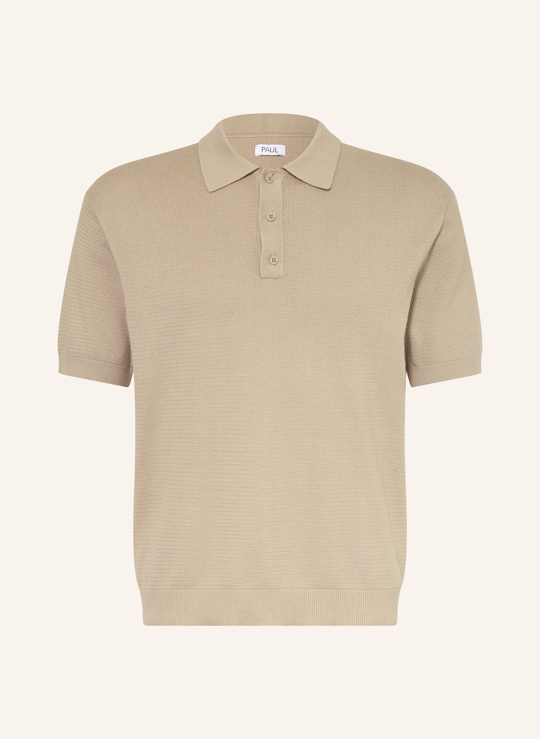 PAUL Strick-Poloshirt