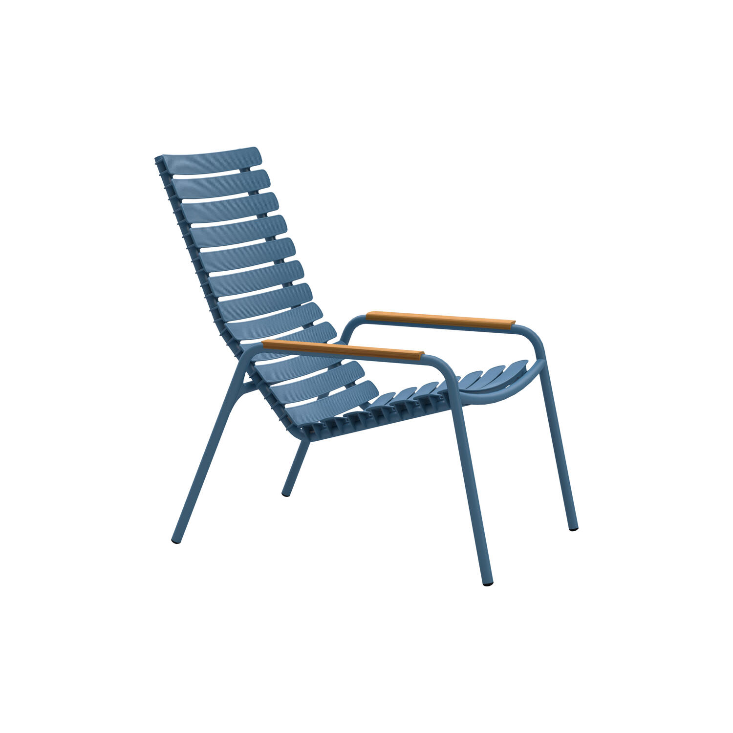 ReCLIPS bambus loungestol, sky blue