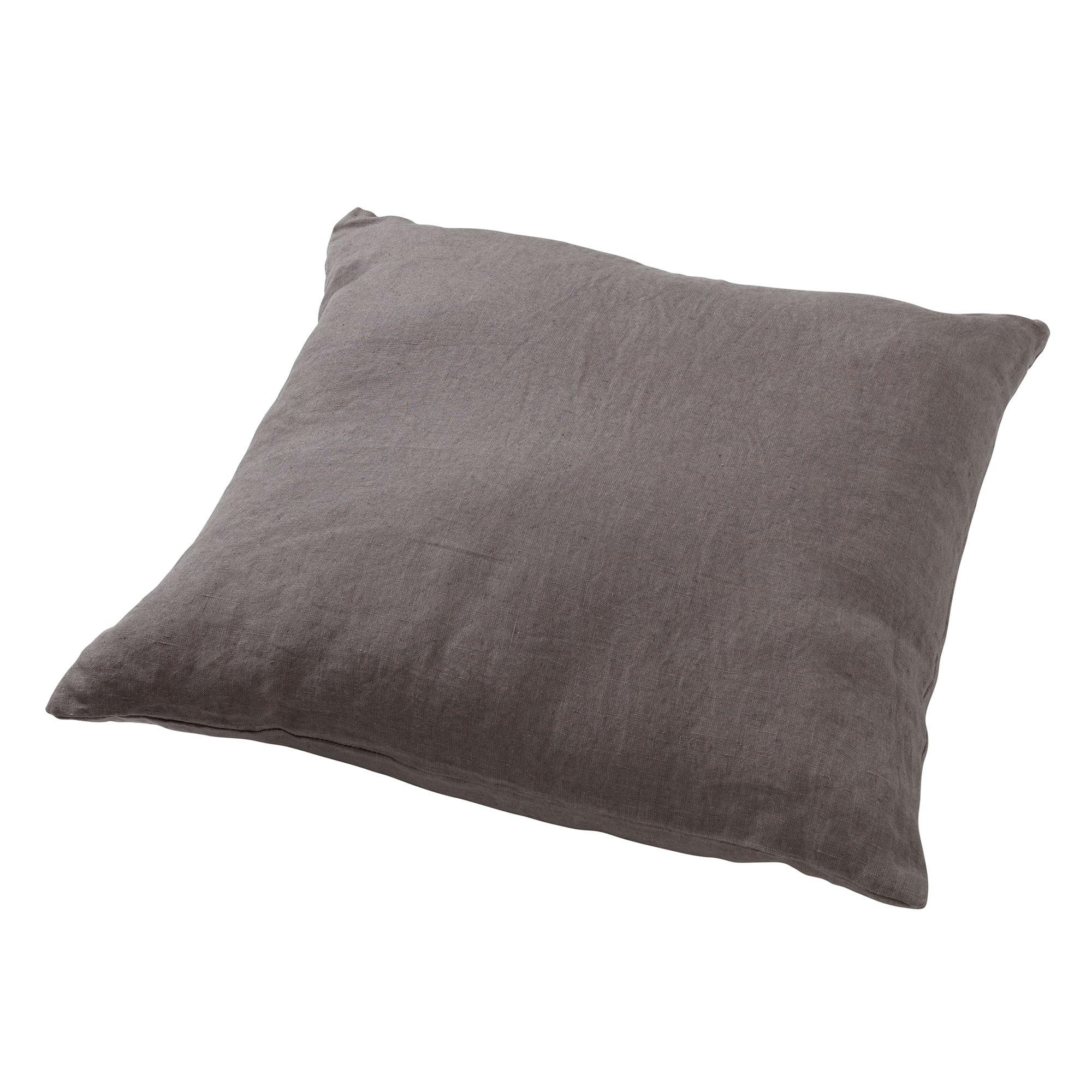 - Housse de coussin gris en laine-45x45 cm uni