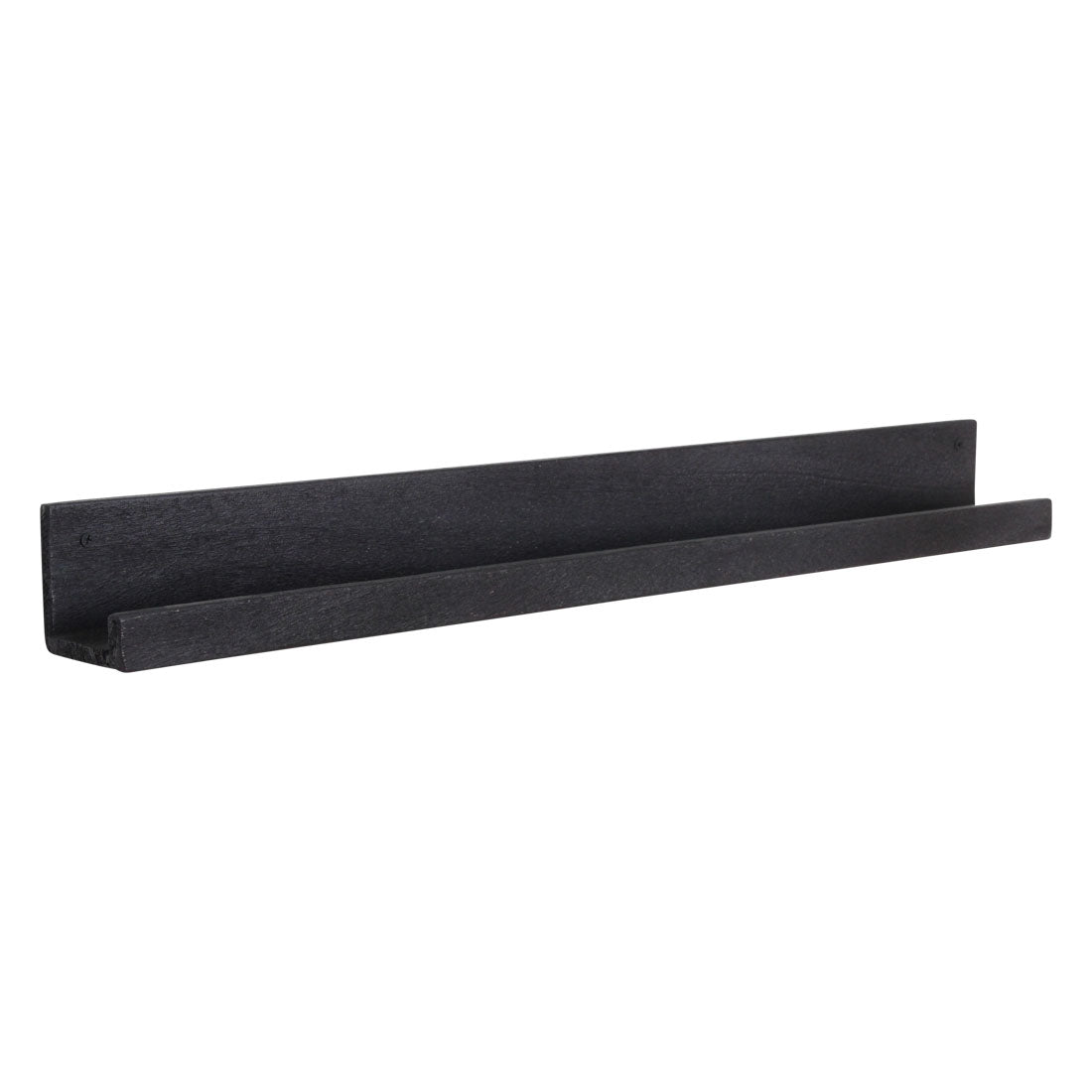 Raw materials fotoplank Factory - FSC gerecycled hout - zwart - 75x8x8 cm