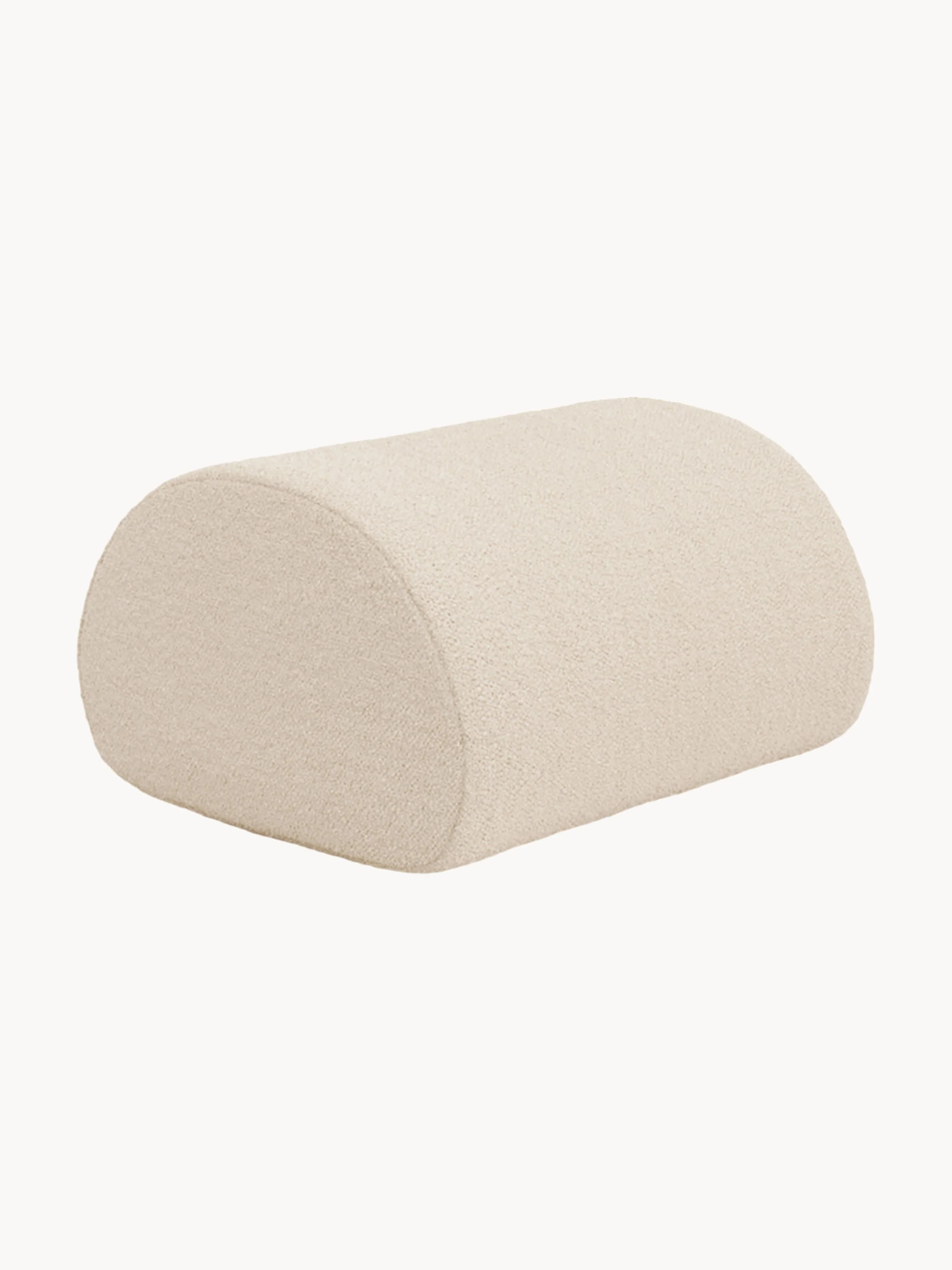 Garten-Loungepouf Rouli aus Bouclé