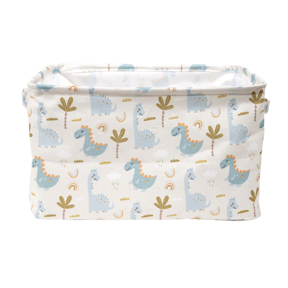 Panière de rangement tissé motif enfant 40x28xH22cm (2 modèles)