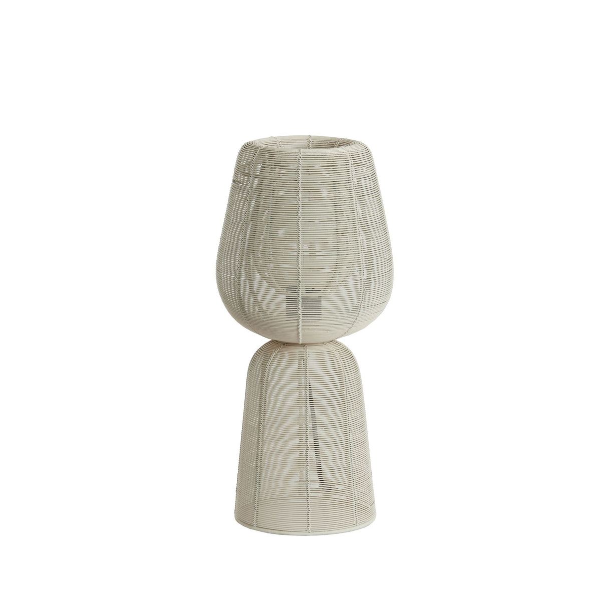 Light & Living tafellamp ABOSO - wit - Ø18cm