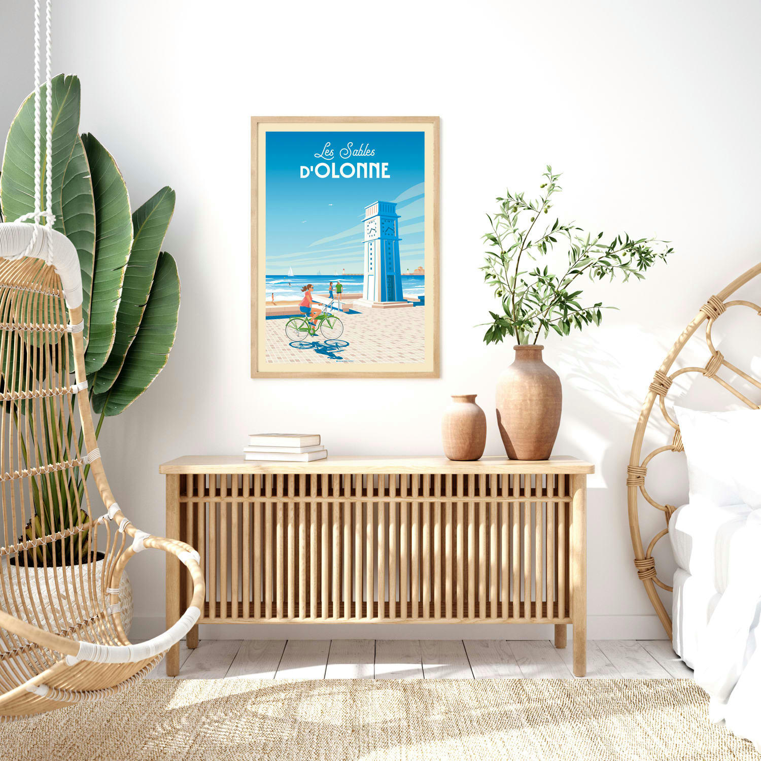 - Affiche Les Sables d'Olonne France 21x29,7 cm