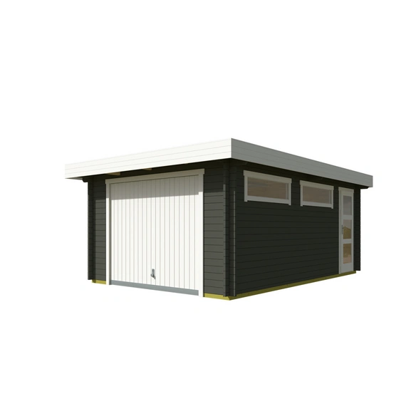 Blockgarage »Canberra«, BxT: 422,7 x 600 cm (Außenmaß), Holz