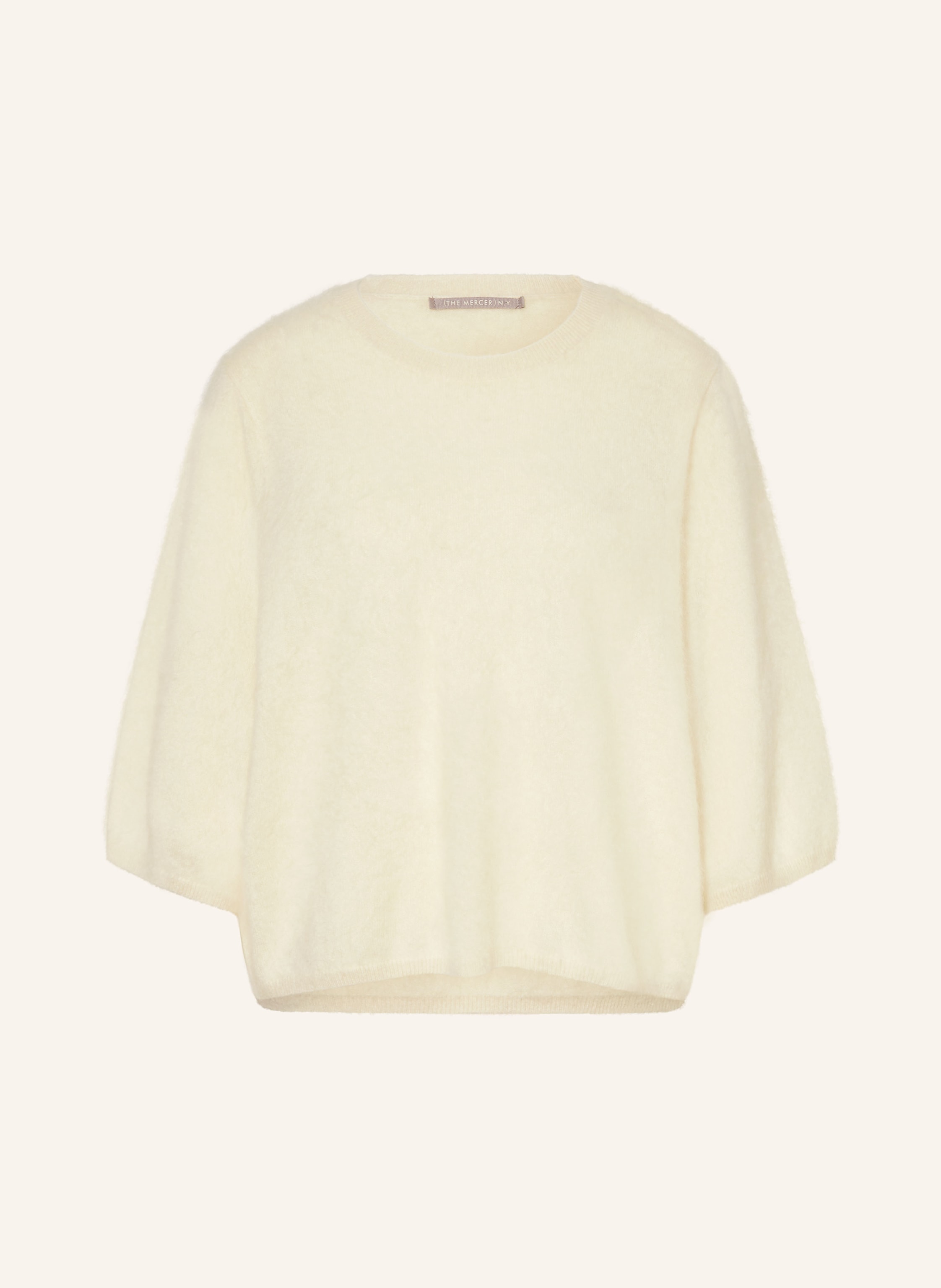 (THE MERCER) N.Y. Cashmere-Pullover mit 3/4-Arm