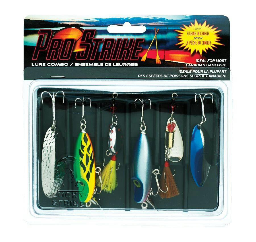 Lucky Strike Pro Strike Fishing Lure Combo Kit
