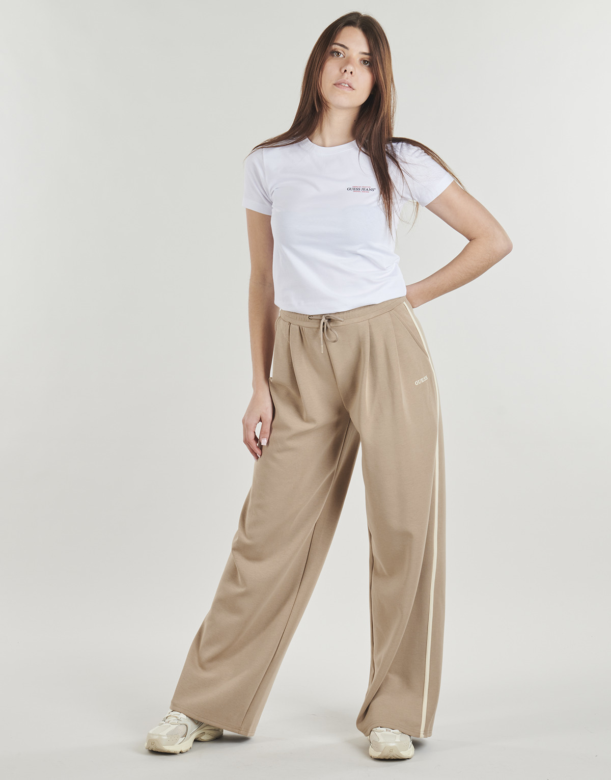 Guess - JASMINE WIDE LEG - Taupe