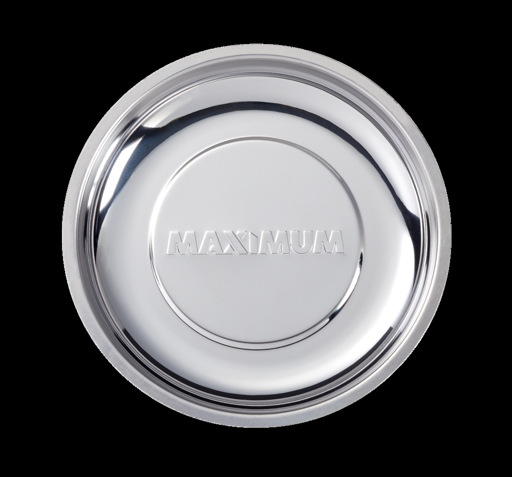 MAXIMUM Magnetic Tool Bowl Tray/Holder, Stainless Steel