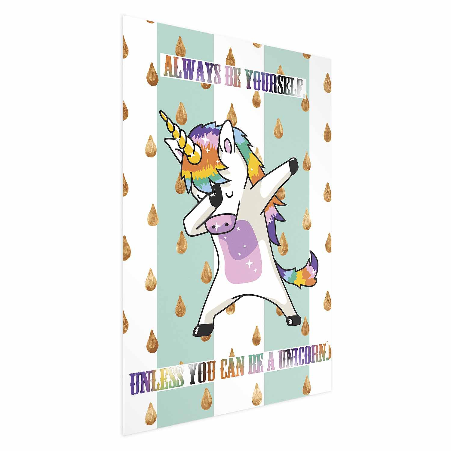 Plakat Always be yourself 21x30 cm