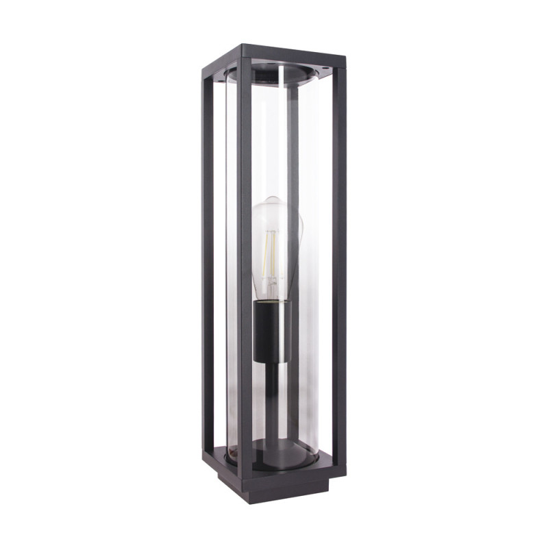 Borne extérieure Contemporain noire E27 40 W XANLITE