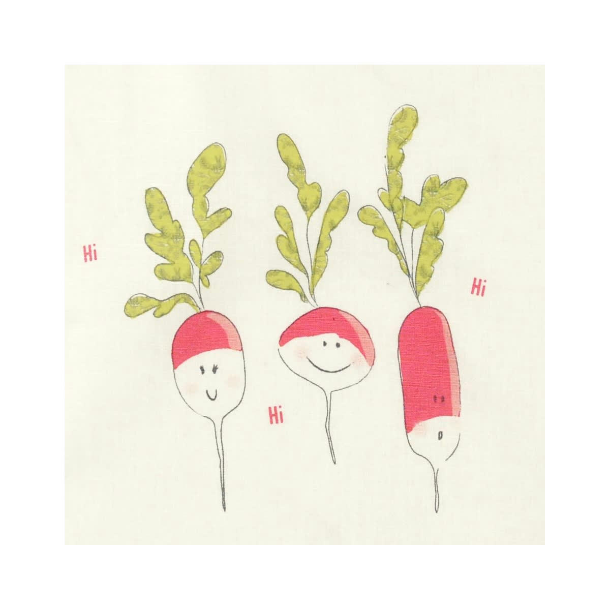 RADIS - Serviette bavoir lin écru