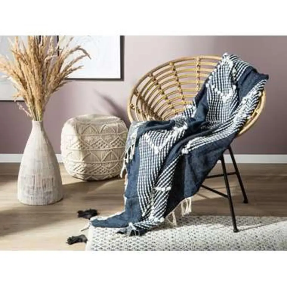 NEMLI - Plaid - Blauw - 130 x 150 cm - Acryl