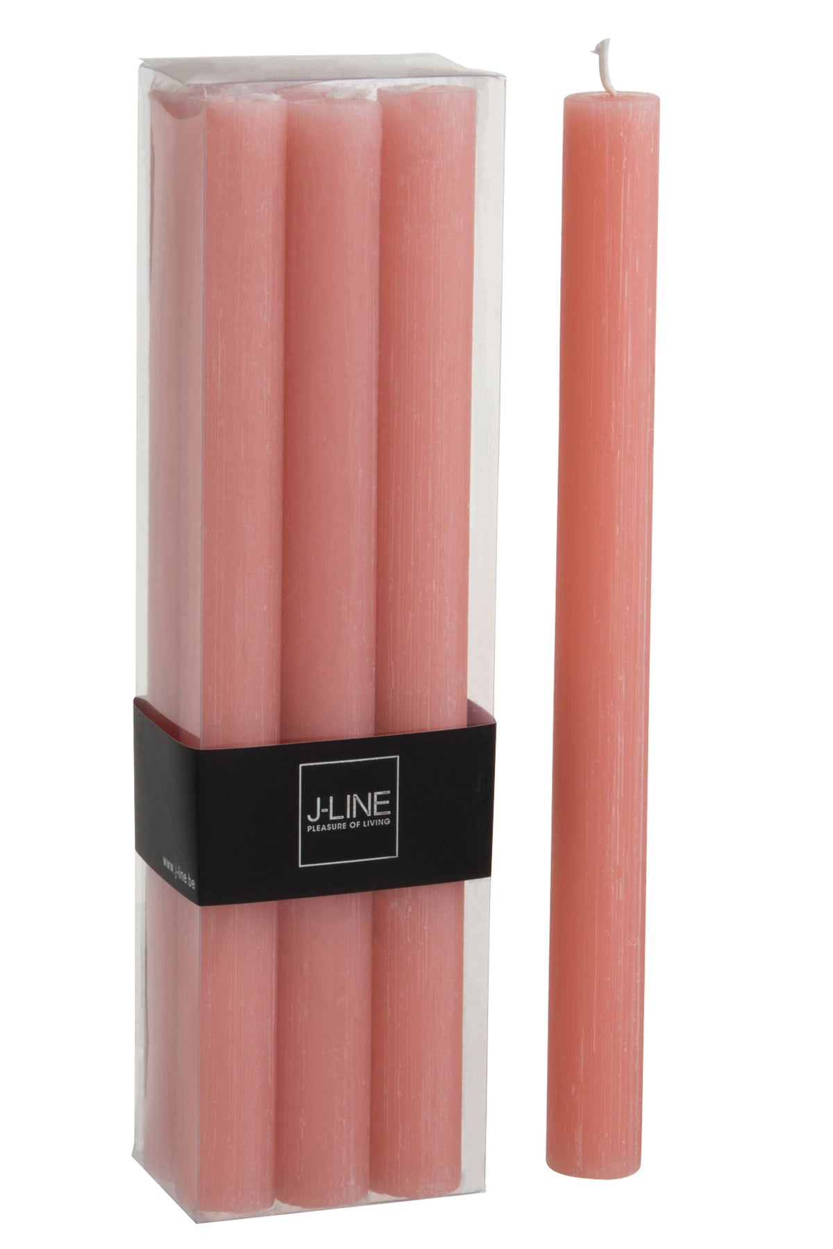 J-Line tafelkaars - rose - 9U - doos van 6