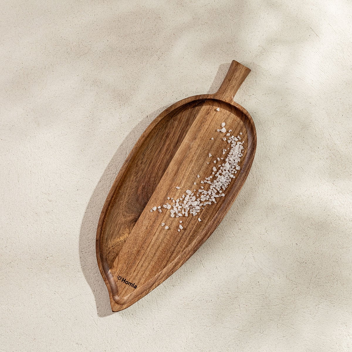 Deska do serwowania MOOKA w kształcie liścia 40x17 cm