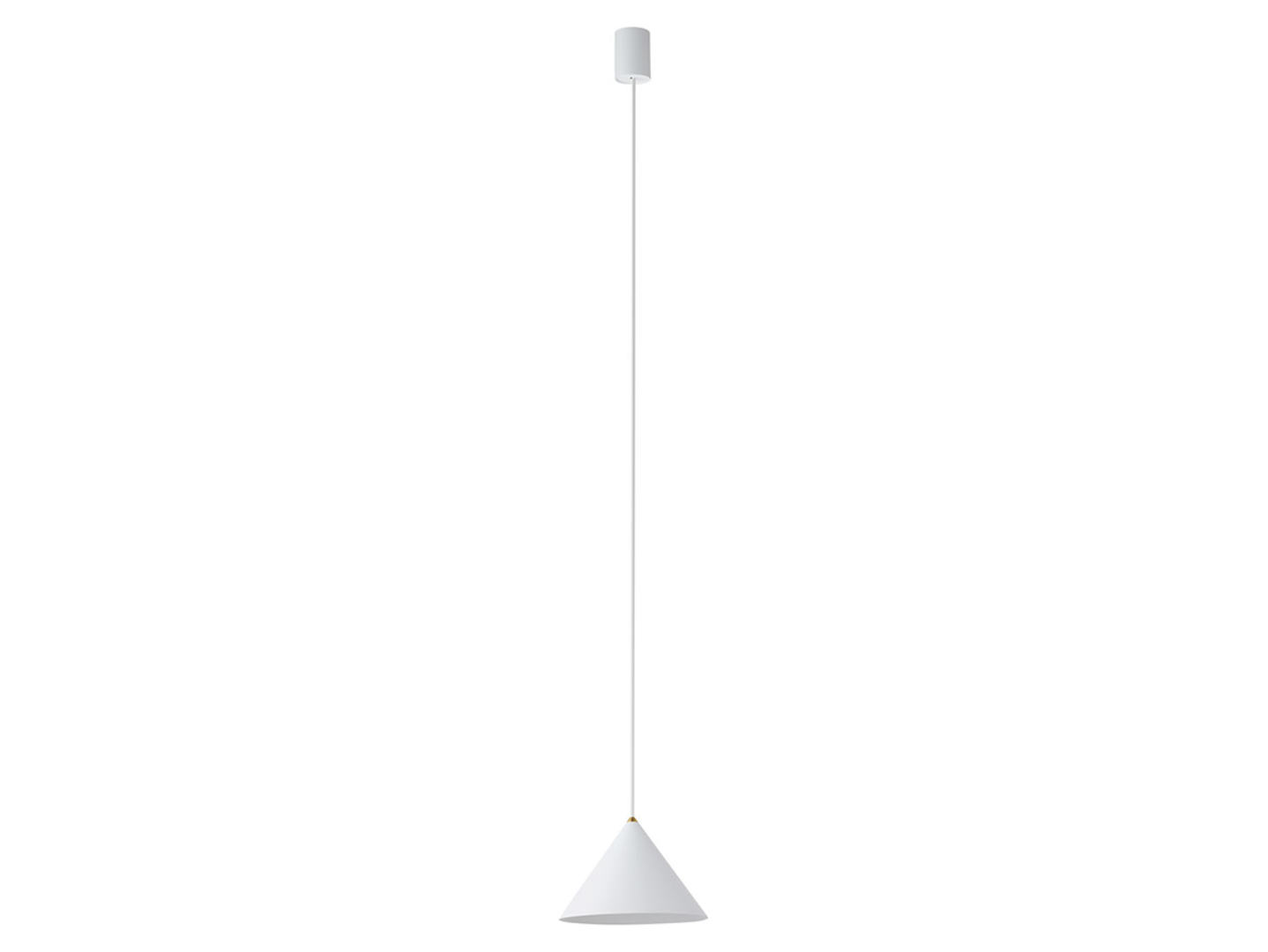 Lampa wisząca Zenith stalowa biała