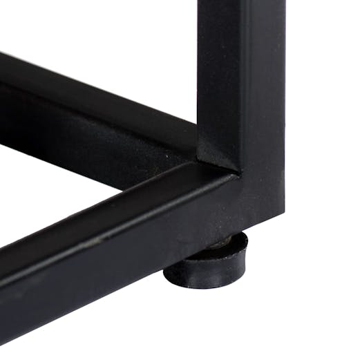 NNEVL Bedside Cabinet 40x30x50 cm Solid Reclaimed Wood and Steel