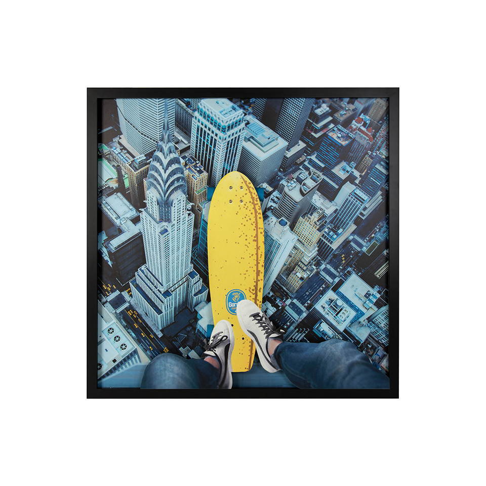 Obraz BIG CITY SKATER 130 x 130 cm