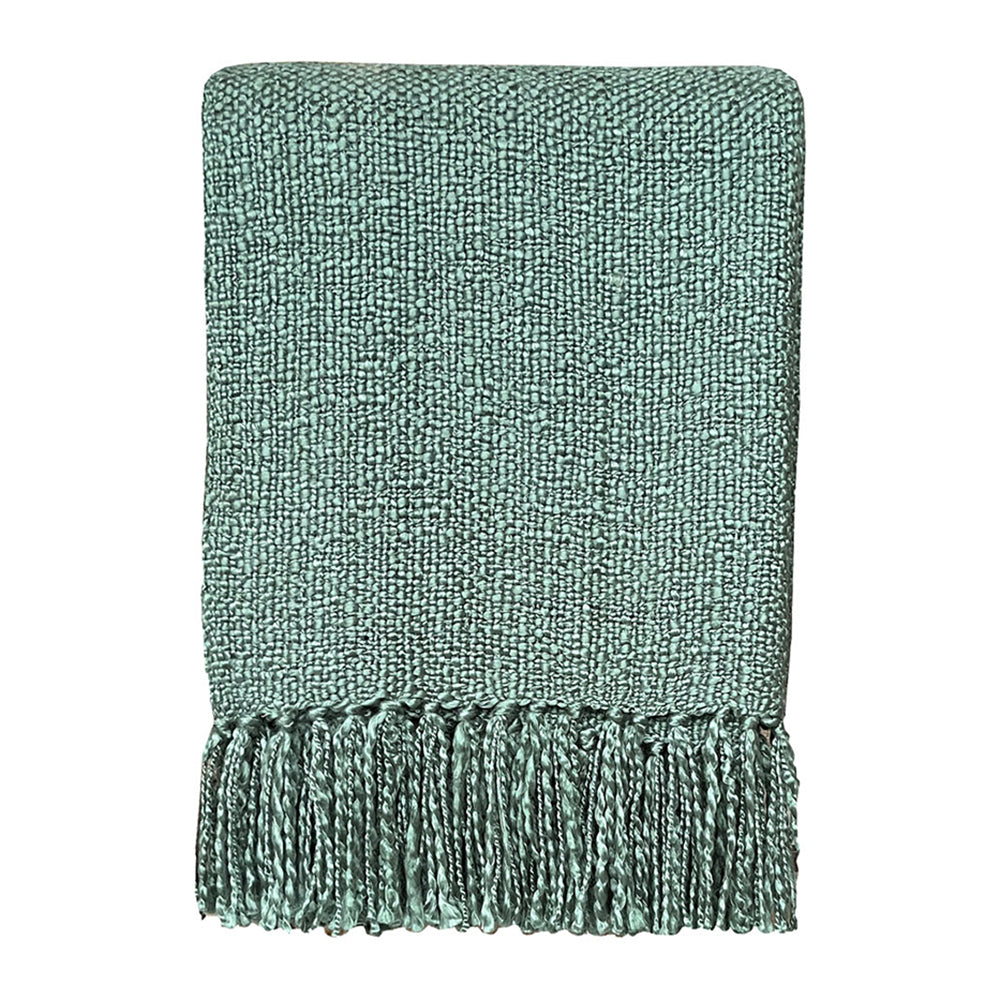 Malagoon Solid Plaid 125 x 150 cm - Saliegroen