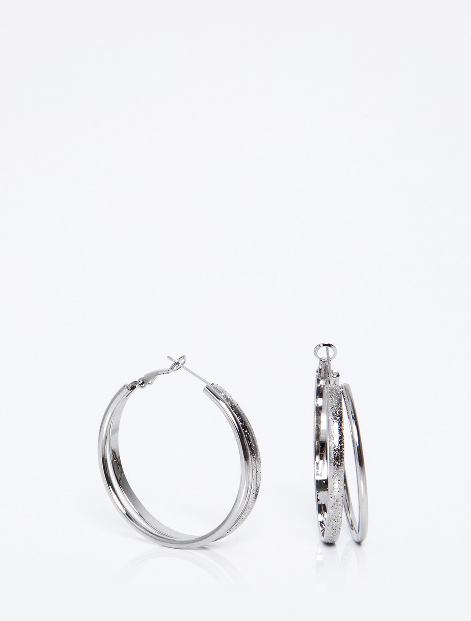 Σκουλαρίκια διπλοί κρίκοι