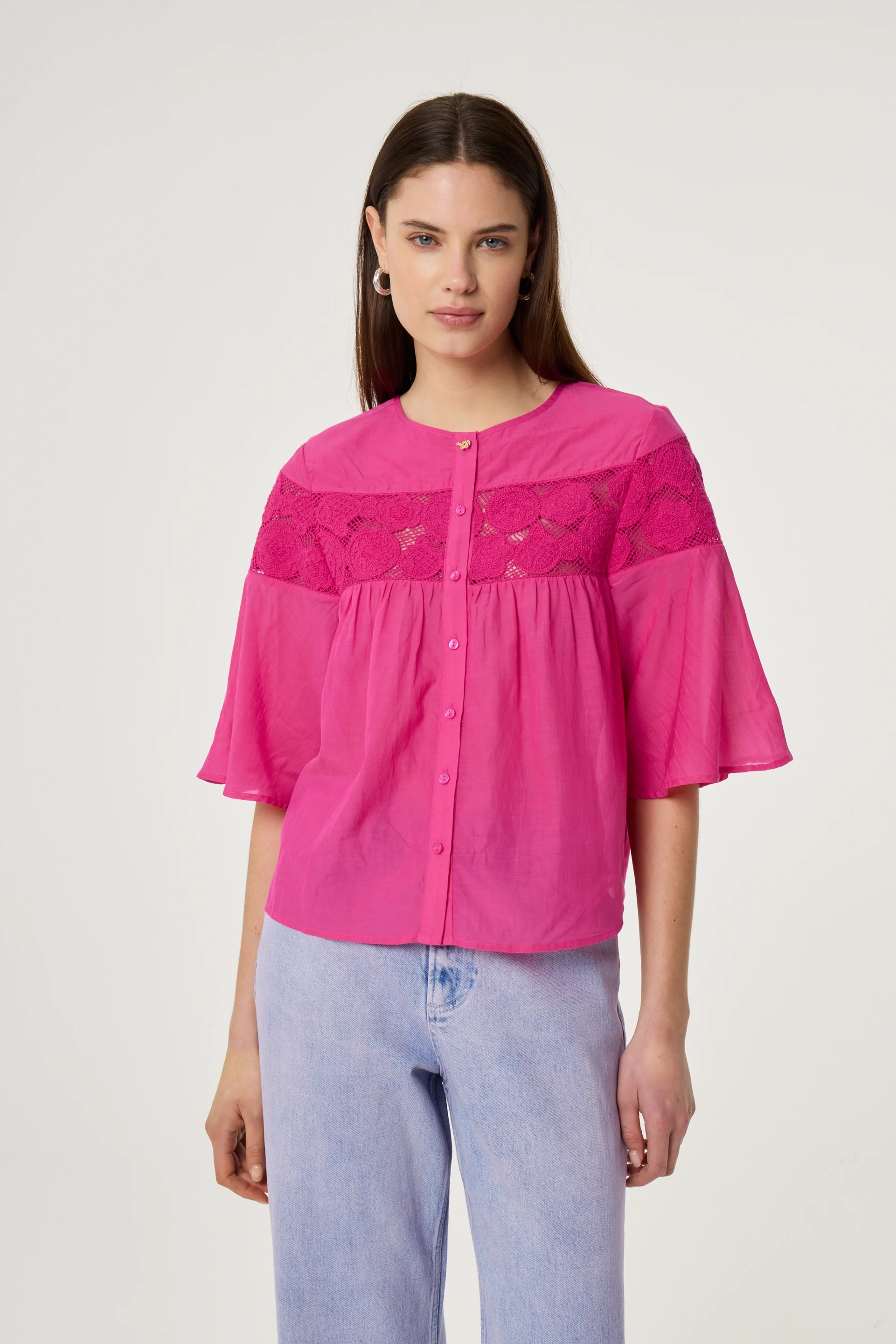 Kristel Top | Flashy Pink