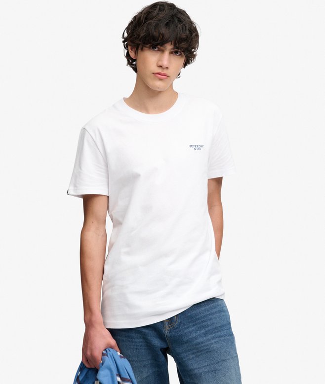 Essential Stacked Logo Embroidered T-shirt