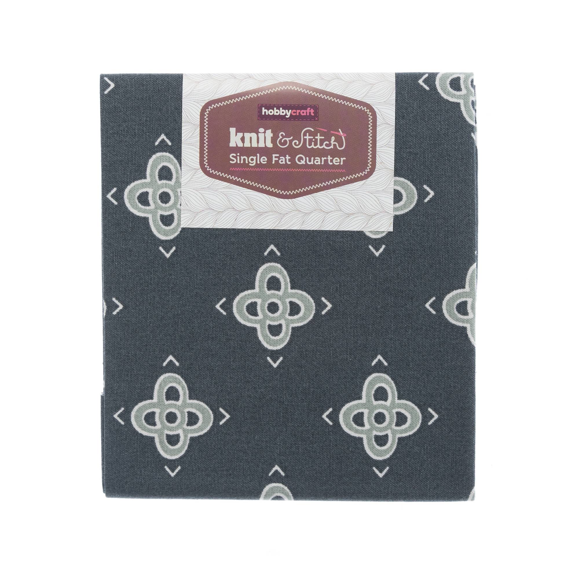 Grey Arrow Single Cotton Fat Quarter