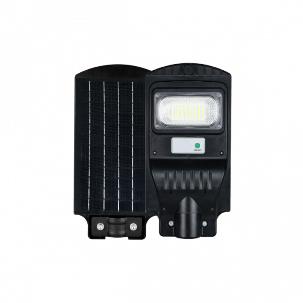 Lampa uliczna solarna z czujnikiem LED 30W neutralna barwa 650lm Ecolight
