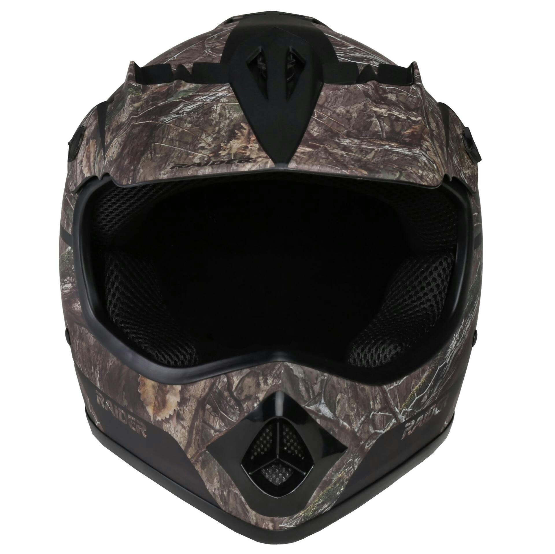 Raider Ambush V2 Off-Road Helmet, Youth, Mossy Oak, Assorted Sizes