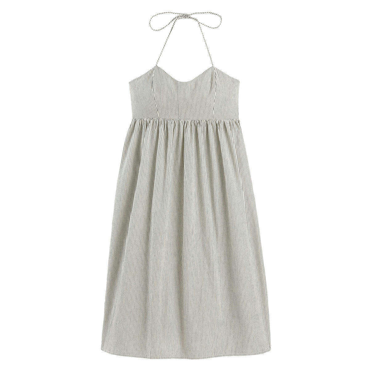 Robe rayée fines bretelles