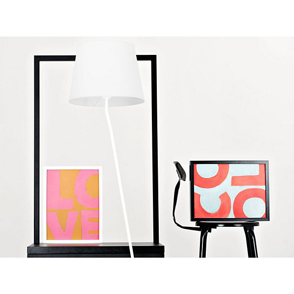 Lampadaire shade 50 x 50 x 150 cm Blanc