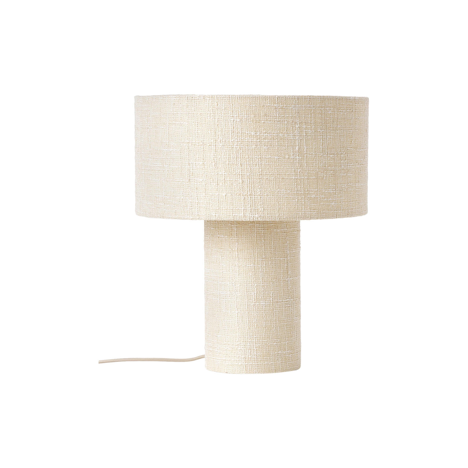 Ron Boucl&eacute; Table Lamp, boucl&eacute; cream