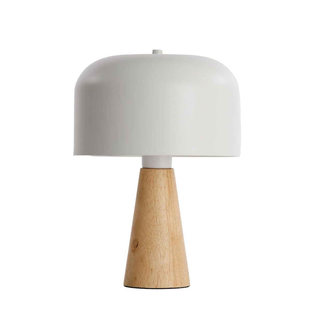 Luqaza tafellamp Aimo - wit - Ø25cm
