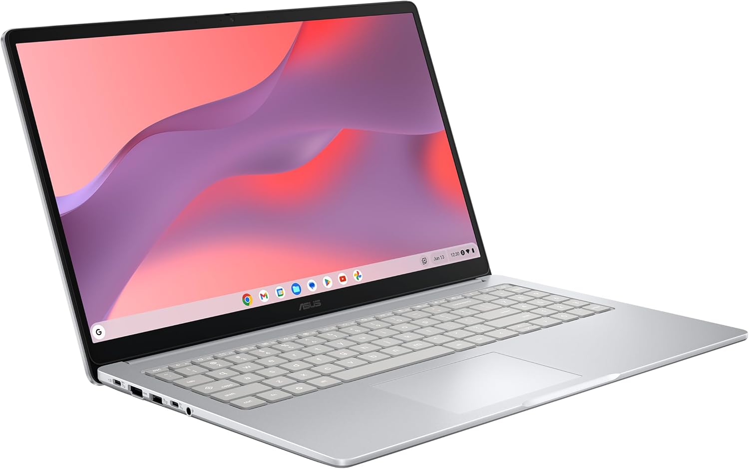 ASUS Chromebook CX15 Laptop, 15.6 FHD Anti-Glare Display, Intel® Processor N50, 128GB Storage, 8GB RAM, ChromeOS, Pure Grey, CX1505CTA-AS88F-PG
