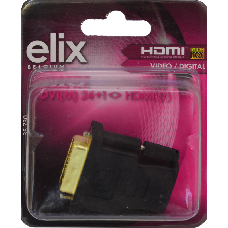 Adaptateur HDMI femelle vers DVI-D mâle