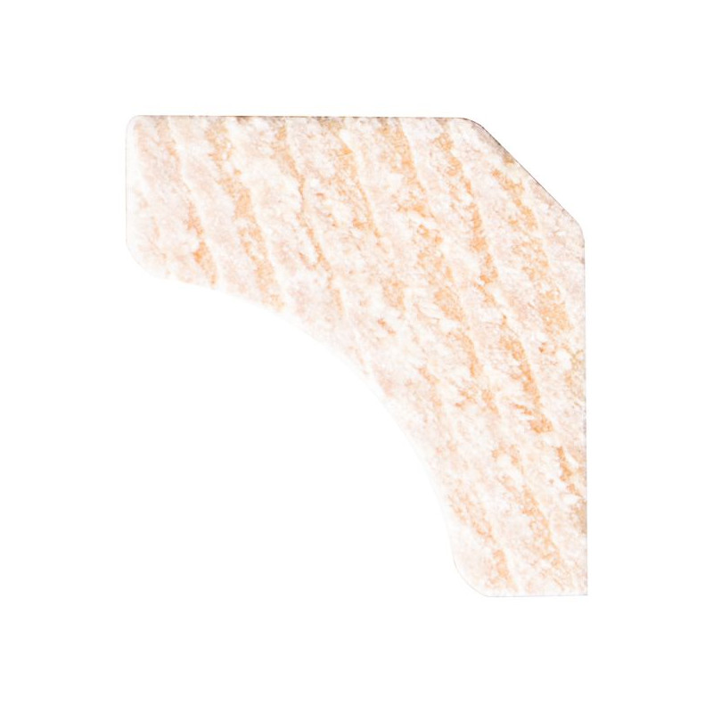 Moulure corniche en pin blanche 270 x 1,6 x 1,6 cm
