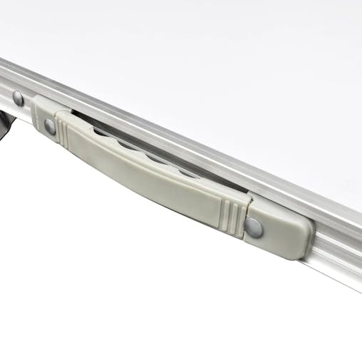 NNEVL Foldable Camping Table Height Adjustable Aluminium 120 x 60 cm