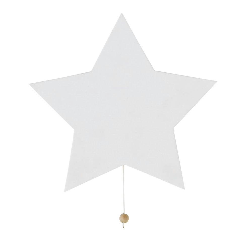 - Applique étoile blanche